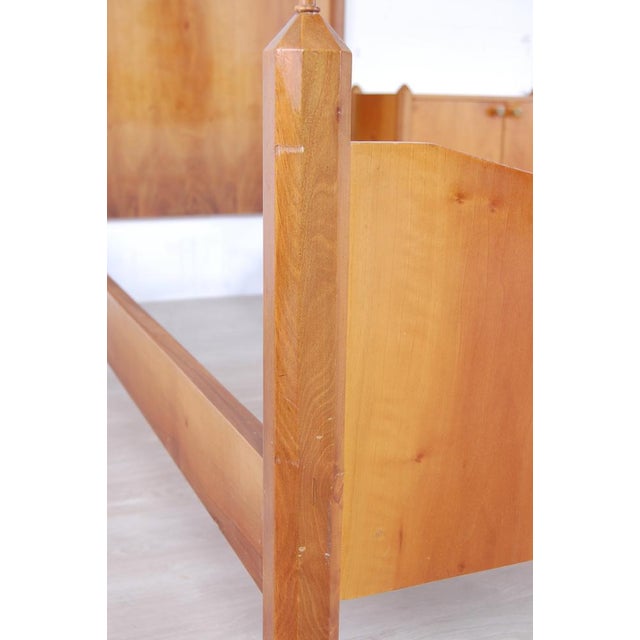 Couple Single Beds with Bedside Table, Set of 3 For Sale - Image 12 of 18