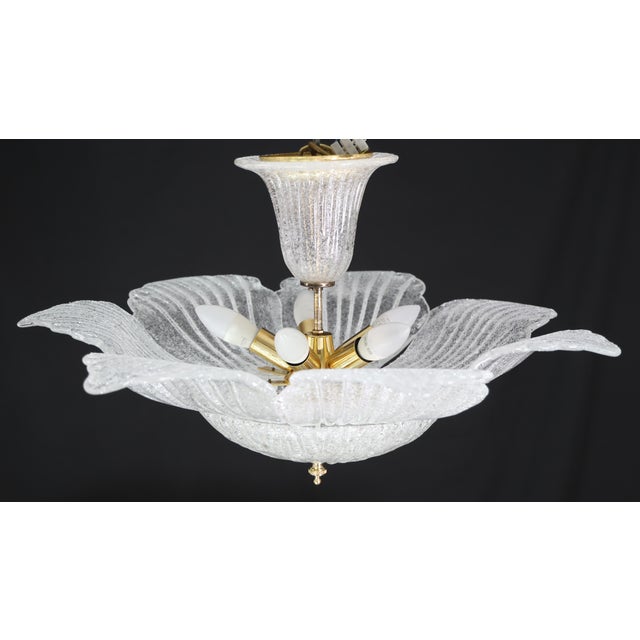 Italian 1980s Honolulu, Midcentury Italian Murano Glass Pendant For Sale - Image 3 of 9