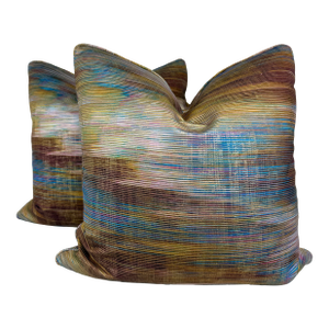 Clarke & Clarke "Serengeti" in Tropical 22" Pillows-a Pair