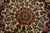 Red Tabriz Rug 8’3” X 11’3” Red Wool Vintage Traditional Hand-Knotted Carpet For Sale - Image 8 of 15