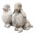 Vintage Cement Poodle Sculptures - A Pair For Sale
