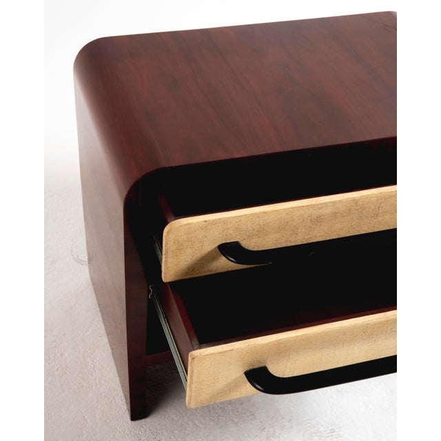 1940s Pair of Italian Art Deco 1940s Nightstands For Sale - Image 5 of 7