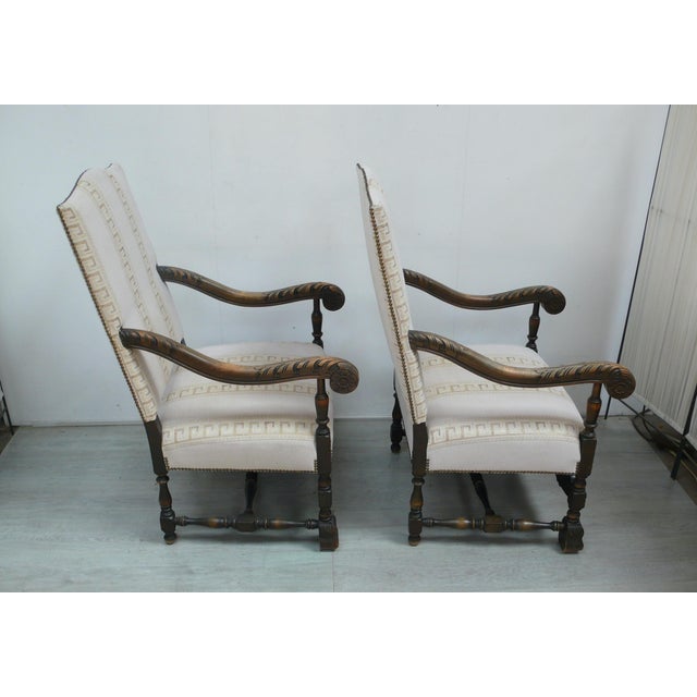 Traditional Antique Armchairs, Germany, 1890s, Set of 2 For Sale - Image 3 of 10