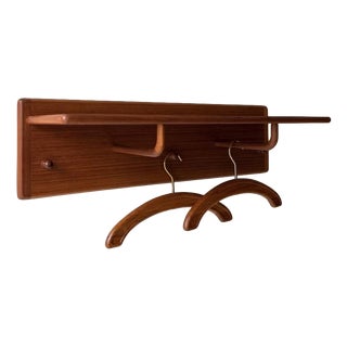 Teak Coat Rack by Kai Kristiansen for Vildbjerg Møbelfabrik For Sale