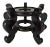 Traditional Chinese Ebony Black Wood Display Stand Pedestal 5" For Sale