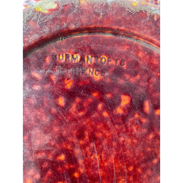 Large Burmantofts English Majolica Glazed Faience Cachepot or