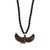 Bronze Magical Goddess Isis Pendant Onyx Stone Beaded Necklace For Sale - Image 8 of 8