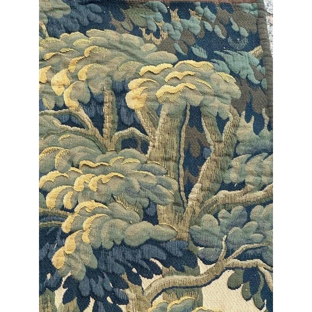 Mid-Century French Jacquard Halluin Tapestry in the style of Aubusson, 1960s For Sale - Image 18 of 18