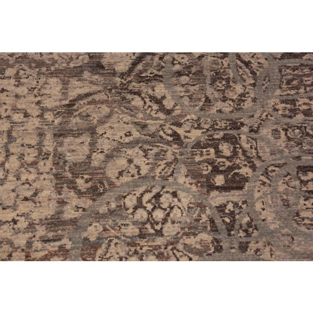 Magnificent Nature Inspired Modern Transitional Rug, Country of Origin: Pakistan, Circa date: Modern