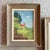 Late 20th Century Pair of Petite Framed Folk Art Landscape Deer Paintings For Sale In New York - Image 6 of 10