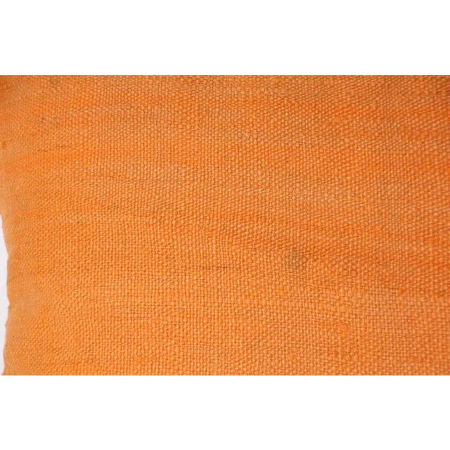 Burnt Orange Vintage Moroccan Berber Pillow For Sale - Image 8 of 13