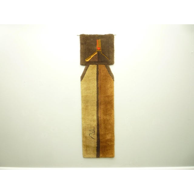 Pop Art Tapestry Rug by Ewald Kröner for Hackhausen Castle, 1970s For Sale - Image 10 of 10