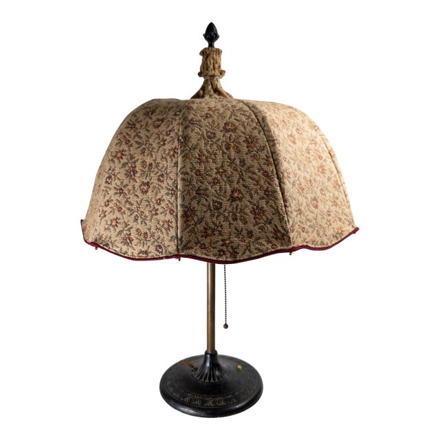 19th Century Victorian Decorative Umbrella Table Lamp by r.b. & Co. For Sale