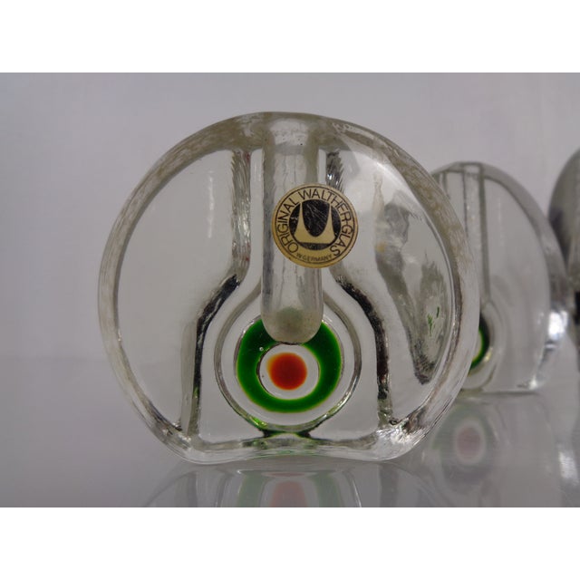 Pop Art Glass Vases by H. Düsterhaus for Walther-Glas, Germany, 1960s, Set of 4 For Sale - Image 9 of 10
