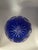 Bohemia Mid-Century Bohemian Cobalt Cut-to-Clear Crystal Ovoid Palmette Vase For Sale - Image 4 of 6