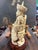 Ivory Chinese Empress Emperor Figurine Faux Ivory For Sale - Image 8 of 14