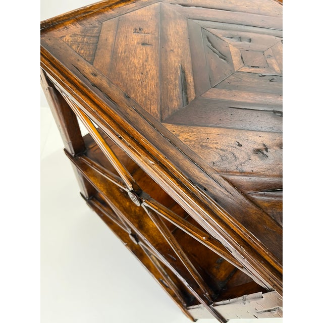 Theodore Alexander Castle Bromwich Parquetry Three-Tier Side Table For Sale - Image 14 of 14