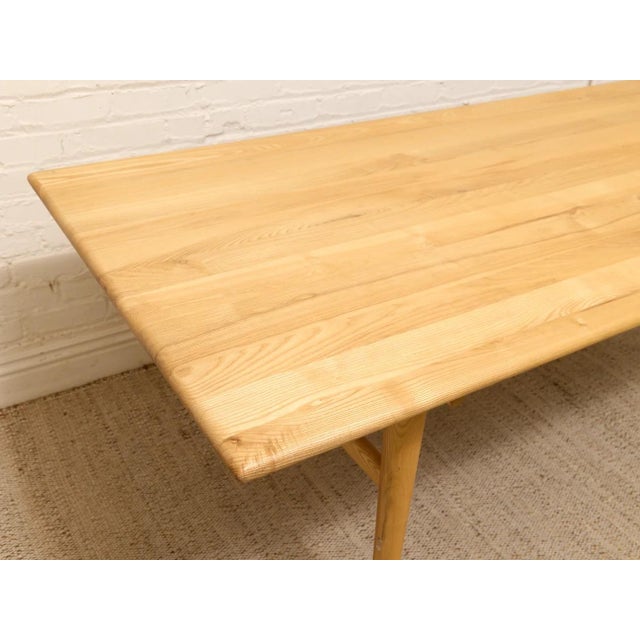 Wood Mid 20th Century Styled After Hans Wegner Style Oak Dining Table For Sale - Image 7 of 12