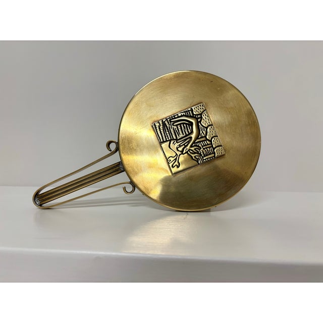 Scandinavian Art Deco Hand Mirror by Carl-Einar Borgström for Ystad-Metall, 1930s For Sale - Image 6 of 7