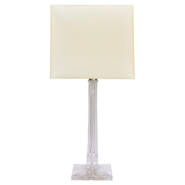 Crystal Glass Table Lamp, Austria Circa 1900 For Sale In New York - Image 6 of 18