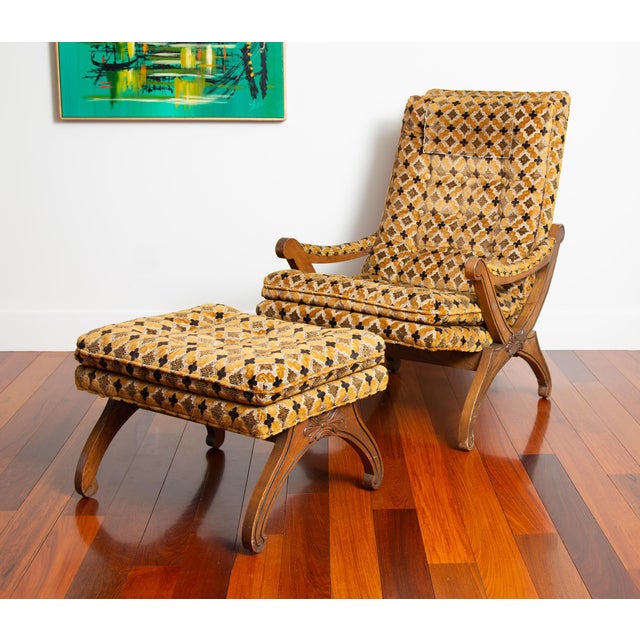 Mid Century Modern Lounge Chair and Ottoman For Sale In Seattle - Image 6 of 6
