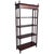 Mid 20th Century French Empire Style Walnut Four Shelves Etagere For Sale - Image 15 of 18
