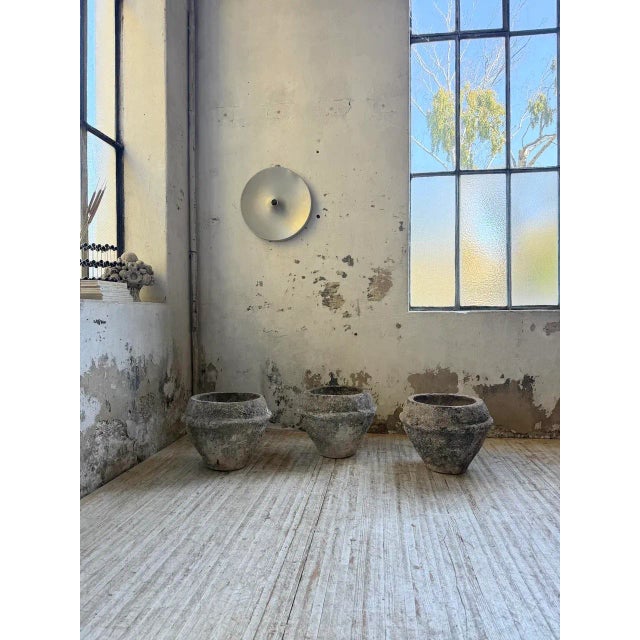 Stone and Cement Planters, Early 1900s, Set of 3 For Sale - Image 18 of 18