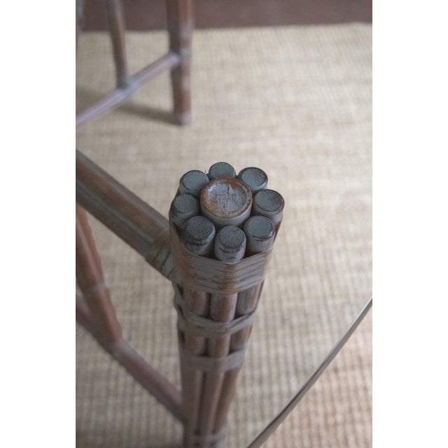 Rattan Dining Table from McGuire San Francisco, 1970s For Sale - Image 3 of 7