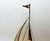 Brass Vintage Mid-Century Modern Brass Sailboat Sculpture on Natural Stone Base For Sale - Image 8 of 8