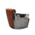 Metal Vintage Eco-Leather Chairs, 1980s, Set of 2 For Sale - Image 7 of 8