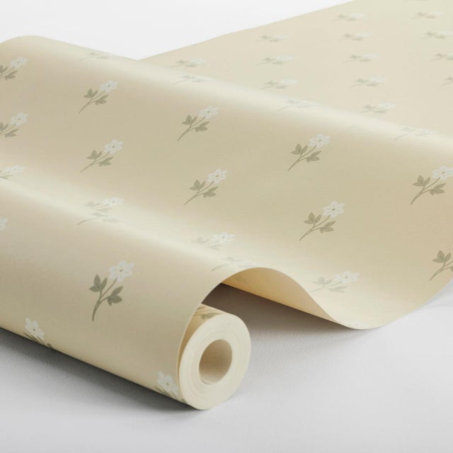 Drawing on 18th- and 19th-century French textiles for inspiration, this sweet, small-scale floral pattern from...