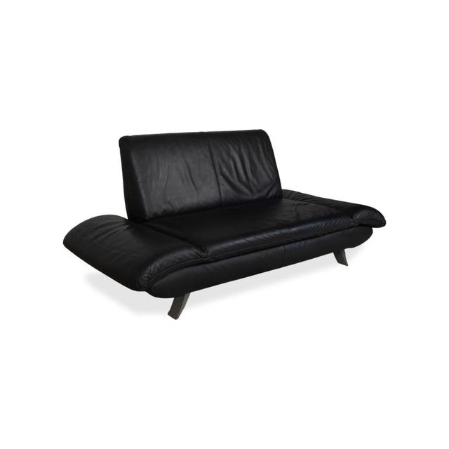 Rossini 2-Seater Sofa in Black Leather from Koinor For Sale - Image 5 of 15