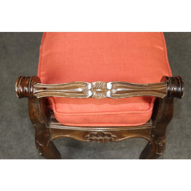 This French Louis XV cane bench is one of those pieces that feels like it’s been around the block—in the best possible...
