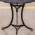 1950s Vintage French Round Outdoor Metal Table, 1950s For Sale - Image 5 of 7