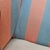 Vintage Lee Industries Swivel Armchair Rocker Striped Rolled Arm Chair MCM Blue For Sale - Image 13 of 14