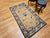 Vintage Chinese Art Deco Rug, Hand-Knotted Wool, Tan & Blue, 1900s, 4' x 7' For Sale In Chicago - Image 6 of 14