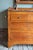Brown Oak Chest of Drawers with Mirror For Sale - Image 8 of 10