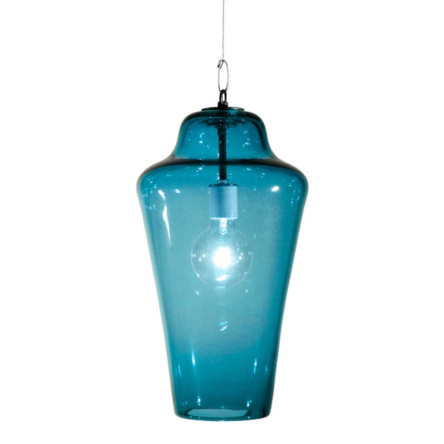 Lavra Pendant Light from the Versuvius Collection in Lagoona For Sale