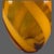 Mid-Century Modern Hand-Blown Cased Glass Warm Amber White Ribbon 14.5'' Vase For Sale - Image 4 of 10