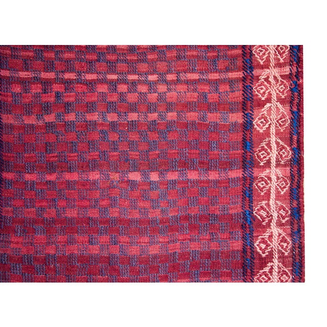 Vintage Persian Turkman Runner For Sale - Image 12 of 14