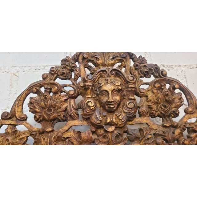 Louis XIV Style Giltwood Over Mantel Mirror.