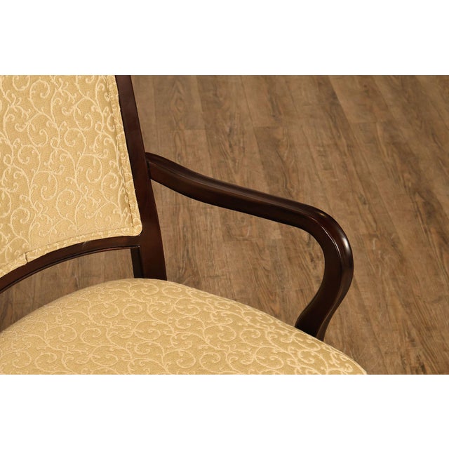 Thomasville Transitional Set of Eight Mahogany Dining Chairs For Sale - Image 17 of 18