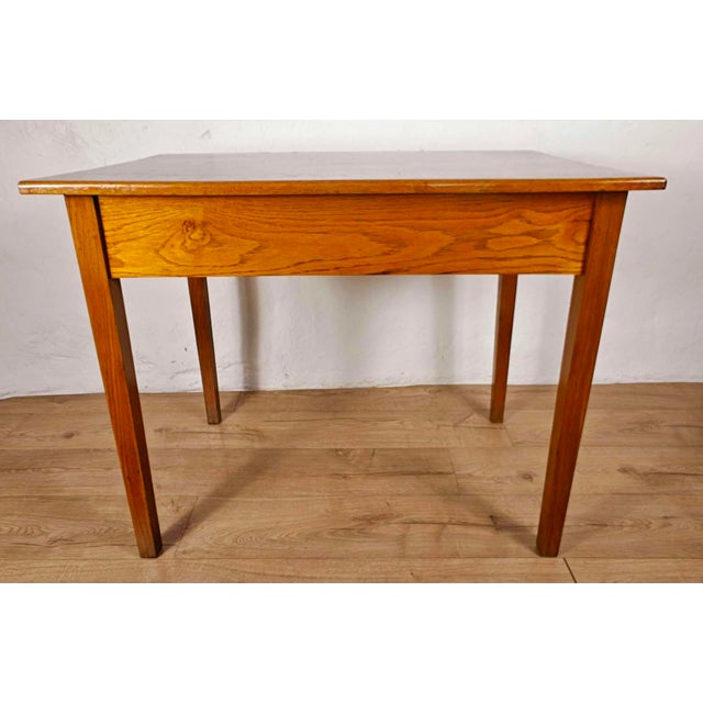 Vintage Military Desk in Oak, 1930s For Sale - Image 12 of 16