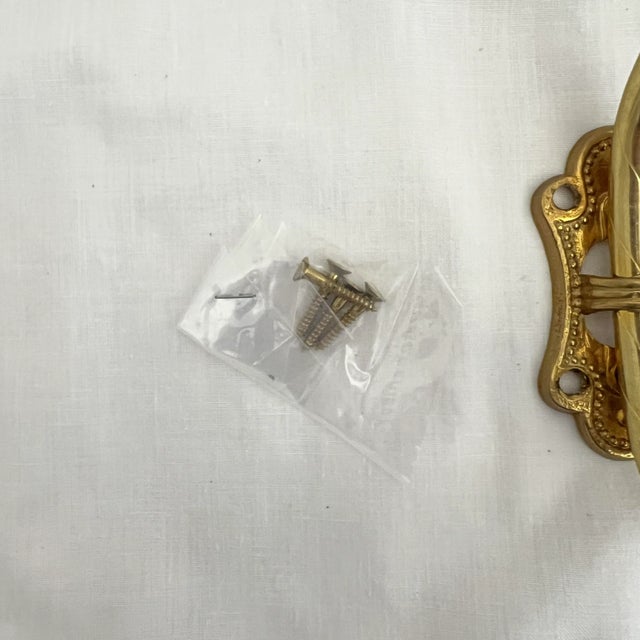 Late 20th Century Brass Robe / Coat/ Hat Hook For Sale - Image 5 of 12