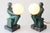 Black Délassement Table Lamps by Max Le Verrier, 1930, France, Set of 2 For Sale - Image 8 of 14