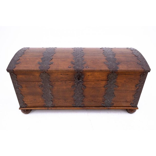 Large Antique Chest, 1870 For Sale - Image 11 of 11