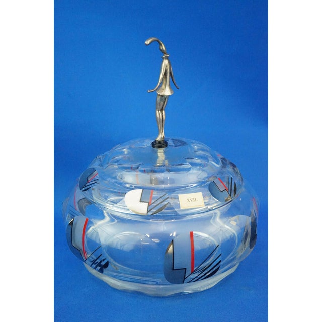 1920s Bohemian Crystal Box by Karl Palda, 1920s For Sale - Image 5 of 18