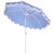 Metal Torsa 9 Ft Crank Umbrella, Baby Blue/White Pole For Sale - Image 7 of 9
