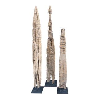 Set of Three Thai Stupa Forms Circa 19th C. For Sale