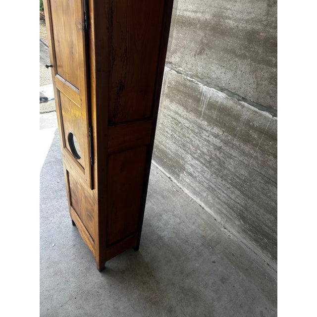 Antique Early 19th Century French Cherrywood Grandfather Clock Case For Sale - Image 13 of 18